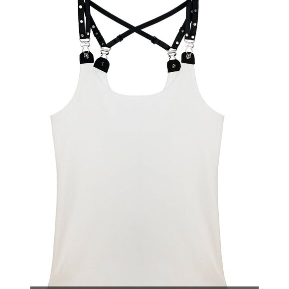 NWT LALITA Rib Garter Tank in White Size 1 (Small) - Picture 2 of 8